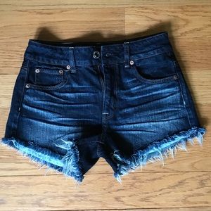 American Eagle high rise jean shorts